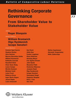 cover image of Rethinking Corporate Governance